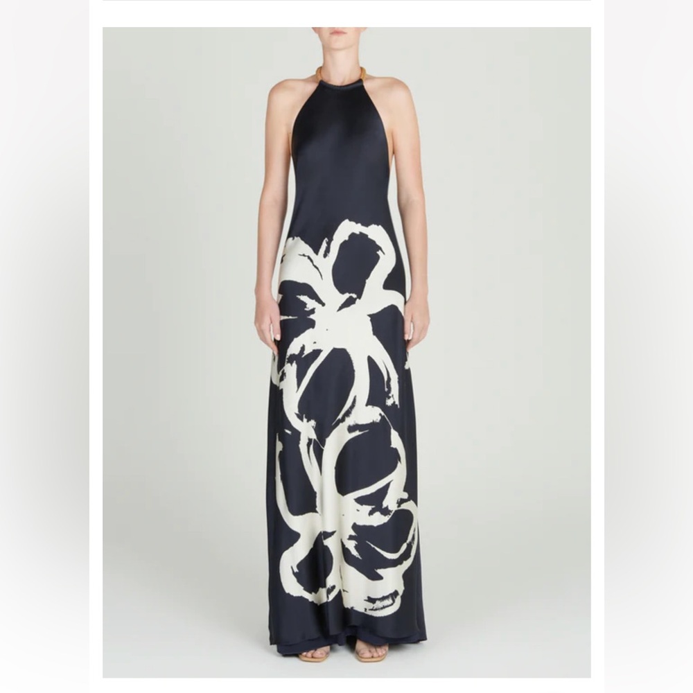 Silvia Tcherassi Zeffa Dress Midnight Bloom